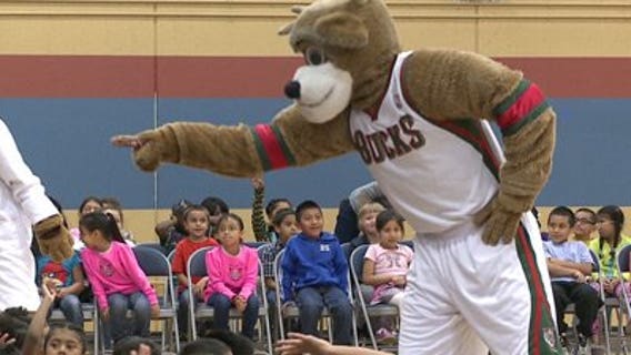 Bango visits Milwaukee schools with an important message