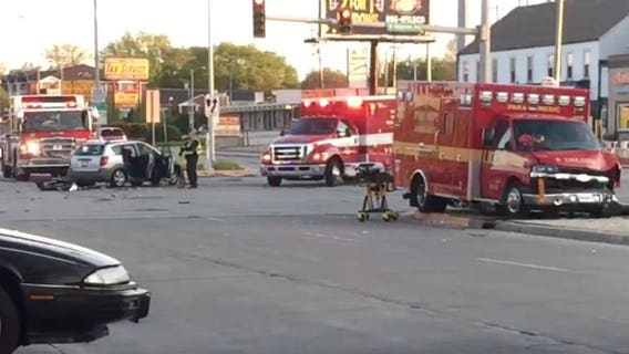 MFD officials: Ambulance, vehicle collide in intersection near 92nd and Oklahoma