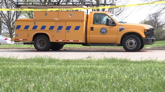 DPW worker injured after being trapped under vehicle near 60th and Hampton