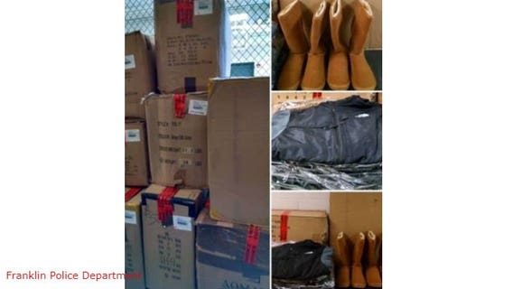 Counterfeit goods: Franklin police donate UGG boots, North Face jackets to Maria victims