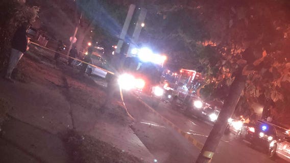 'Vibrated the whole block:' 1 dead, woman and toddler injured after vehicle crashes into tree