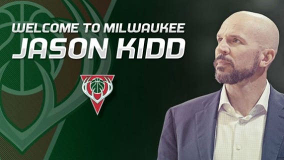 It's official: Bucks reach agreement with Jason Kidd to become new head coach