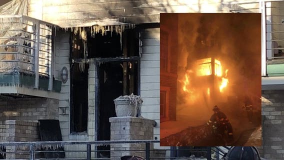 Firefighters battle 3-alarm fire, bitter cold at apartment building on Milwaukee's east side