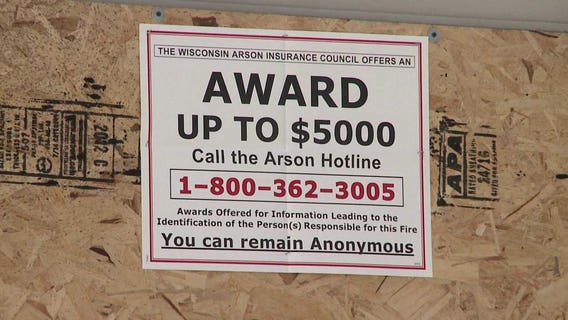 $5,000 reward offered in connection to Racine arson