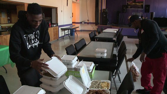 After hosting free meal, local rapper hands out Thanksgiving leftovers to the homeless