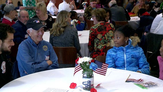 'We're very thankful:' Veterans enjoy free lunch, great conversation at Concordia University