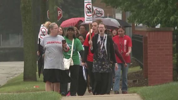 MPS teachers protest against failing school takeover proposal