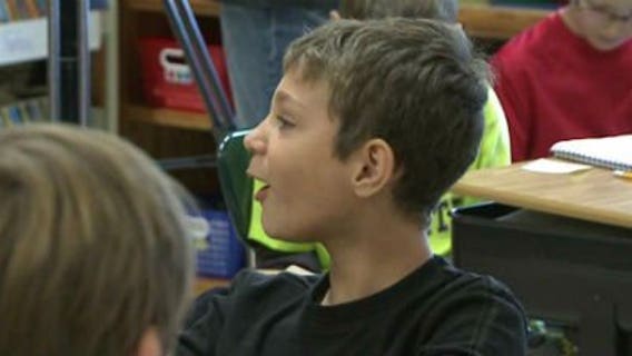 Military father surprises son at Brookfield school on Veterans Day