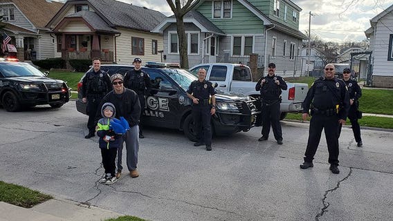 West Allis police make 6-year-old boy's birthday extra special!