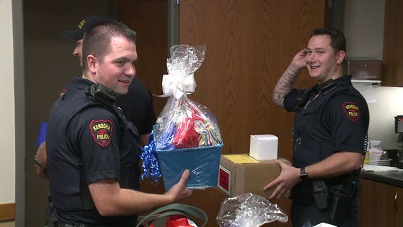 "Very heartfelt:" Community rallies around Kenosha law enforcement with thank yous and goody bags