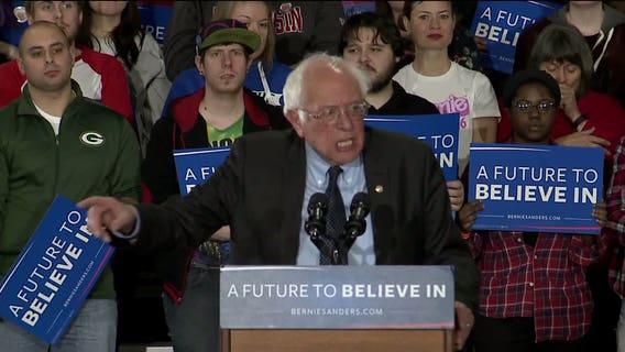Bernie Sanders tells supporters in Milwaukee, Appleton to "stand together," unify voters in WI