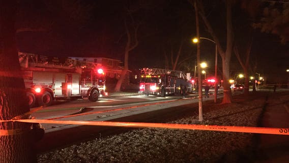 4 displaced after fire spread from garage to home near 105th and Villard