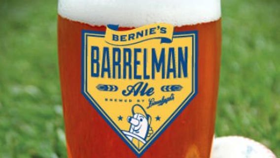 "Bernie’s Barrelman Ale" now available at Miller Park