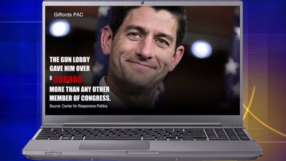 Gabrielle Giffords PAC targets House Speaker Paul Ryan in new gun control ad