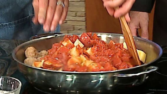 Yum! Angela Horkan shares saucy skillet meatball and potato recipe