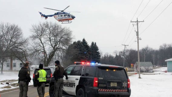 1 person flown Flight for Life with serious injuries, 2 others hurt in Town of Merton crash