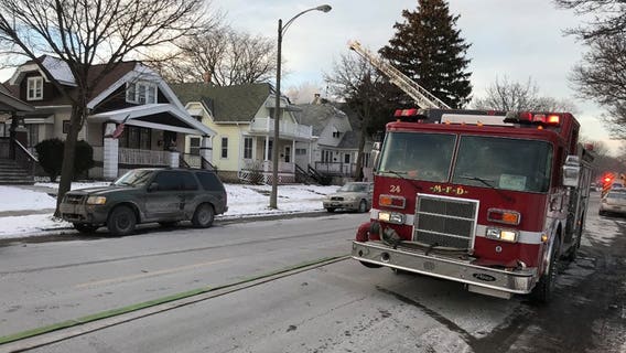 Officials: 3 adults, child displaced after house fire on Milwaukee's north side