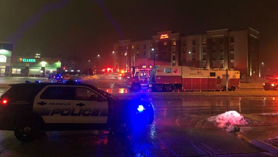 Report of chemical spill prompts large emergency response at Hampton Inn & Suites in Franklin