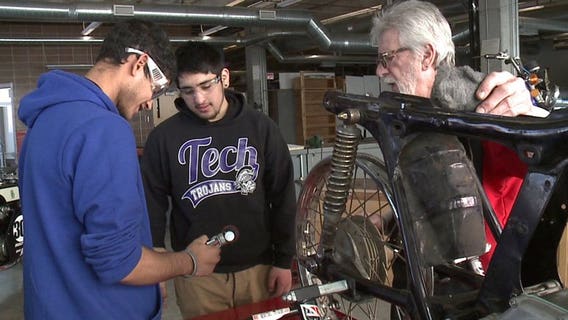 BUILD program teaches students ins and outs of motorcycle engineering