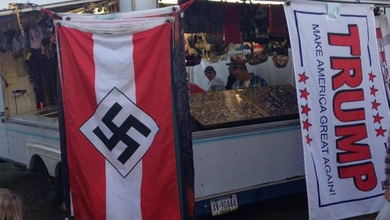 Photo of vendor's Nazi, Trump flags at Pennsylvania fair sparks controversy