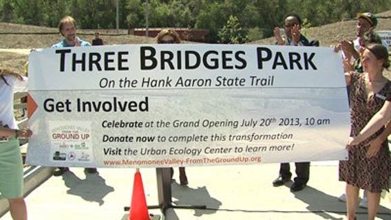 New park opens in Milwaukee's Menomonee Valley