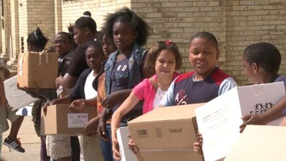 MPS students collect and donate clothing to help the homeless