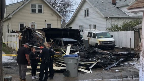 Total loss: Out-of-control bonfire sparks garage fire in Milwaukee