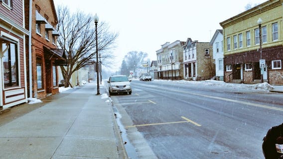 Pictures: Heavy, wet snow falling in northwest parts of FOX6 viewing area