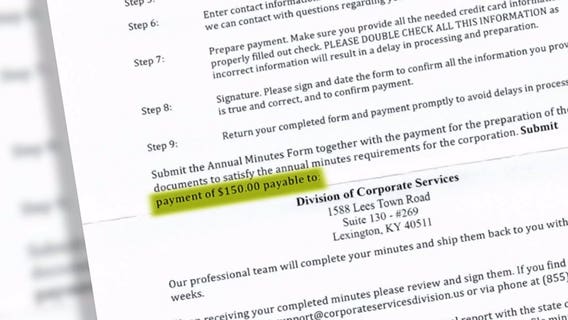 "It's sort of a scare tactic:" Postal inspectors warn of mailing used to lure people into paying fees