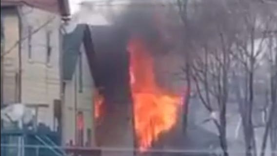 Milwaukee fire officials respond to two-alarm blaze near S. 4th & Lapham