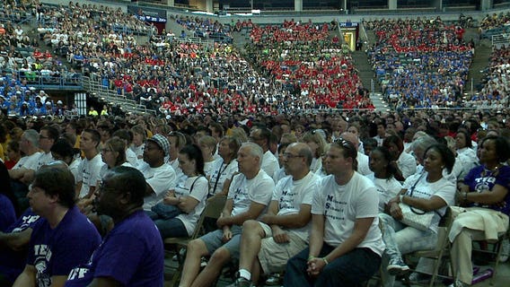 "We're ready!" Teachers, staff from MPS schools kick off new school year in style at pep rally