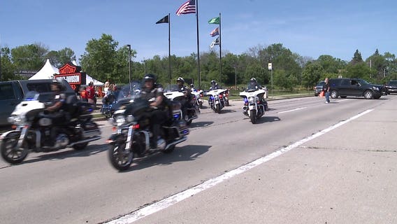 'We're going to help:' Motorcyclists ride together to support the Milwaukee Junior Fire Institute