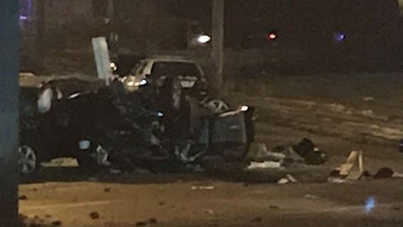 Police: Pursuit of stolen car ends in crash near Fond du Lac and Locust; multiple injuries and arrests