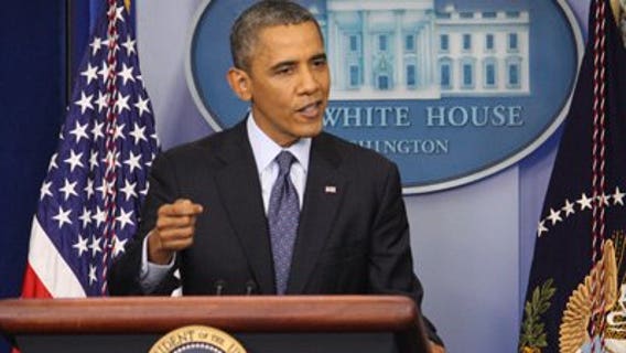 Obama says he'd talk on GOP's terms if they raise debt ceiling, fund gov.