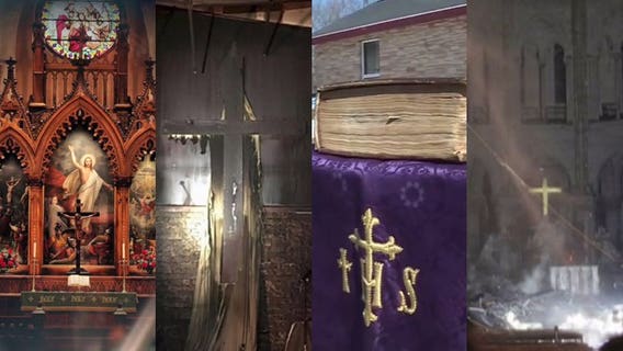 'Does God deal in coincidences?' Religious items miraculously salvaged from Trinity church fire
