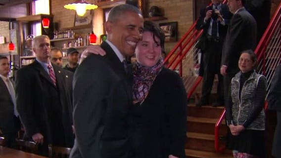 "Very surreal:" President Obama drops by for a bite at Milwaukee's Engine Company No. 3