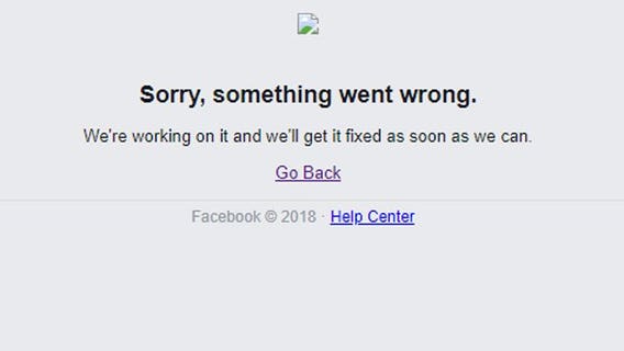 It's back: Facebook experiences massive outage for roughly 15 minutes