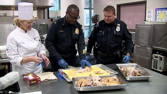 "Food brings people together:" High school, MATC students, officers prepare meal for those less fortunate