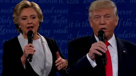 Clinton raps Trump on accepting outcome of election