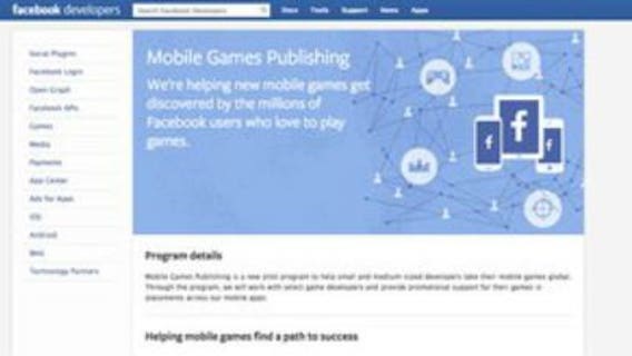 Facebook launches platform for mobile game developers