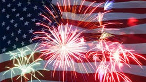 Partly sunny with slight chance of showers for Fourth of July