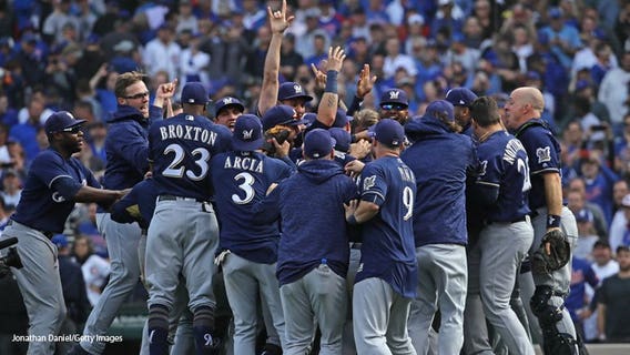 Central Division Champs! Brewers beat Cubs 3-1 at Wrigley Field
