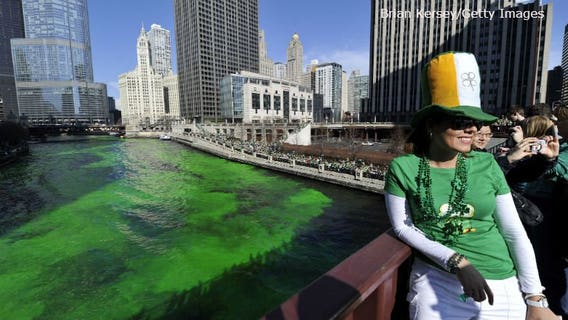 Watch: Awesome time-lapse video shows Chicago River turning green