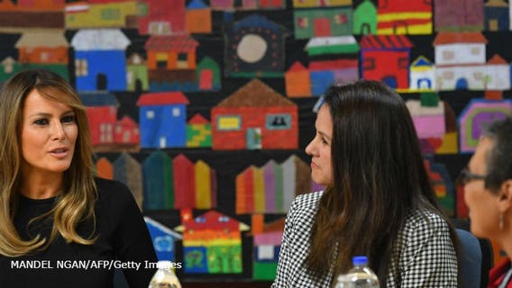 'I am here to support you:' First lady returns to border state amid separation outcry