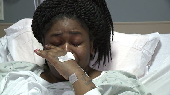 "Don't play with fire:" Thankful to be alive, woman recounts escape from burning home