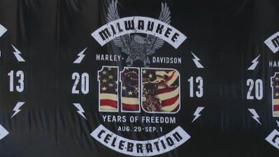 Bikers reflect on Harley-Davidson's 110th anniversary celebration