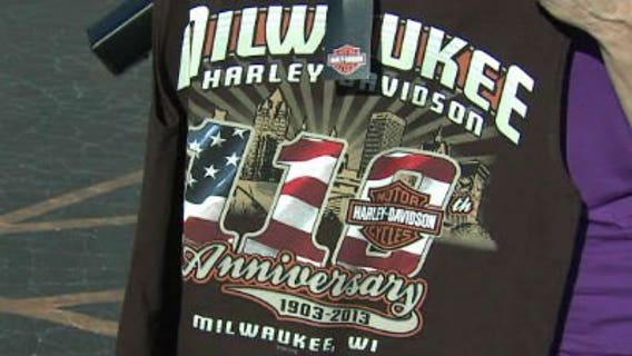 Harley-Davidson watching for counterfeit items during celebration