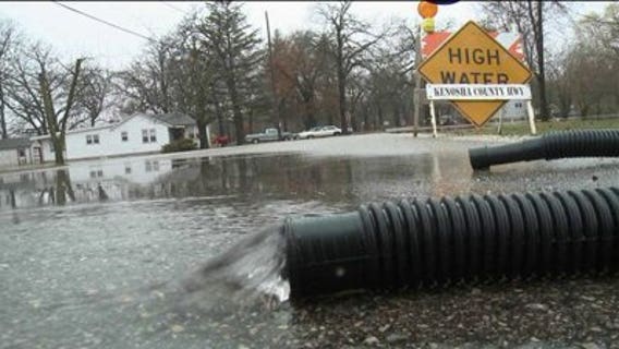 Those who live near Fox River in Kenosha worry as river rises
