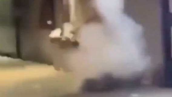 Shocking video shows homeless man set on fire with fireworks in New York