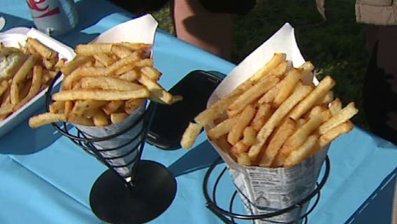 Love food? Enjoy Belgian fries and dipping sauces from the "House of Fries" food truck